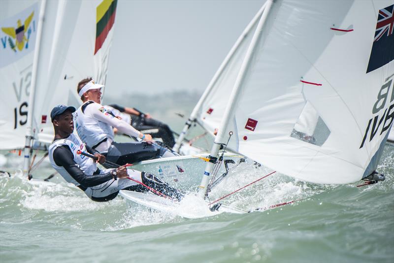 Mens Laser Radial - Day 1, 2018 World Sailing Youth Worlds, Corpus Christi, Texas, USA - photo © Jen Edney / World Sailing