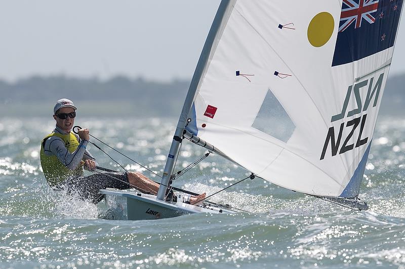 Josh Armit (NZL) (Laser) - Youth Sailing World Championships, Corpus Christi, Texas, USA. July 14-21, 2018 photo copyright Jen Edney / World Sailing taken at  and featuring the ILCA 6 class