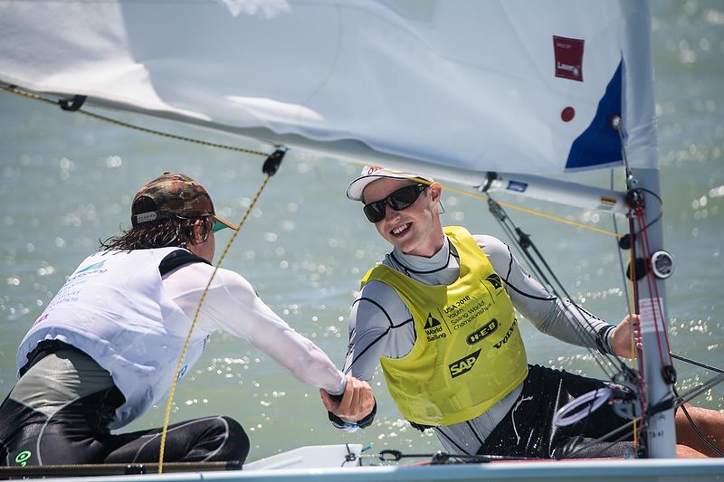 Josh Armit (NZL) (Laser)  - Youth Sailing World Championships, Corpus Christi, Texas, USA. July 14-21, 2018 photo copyright Jen Edney / World Sailing taken at  and featuring the ILCA 6 class