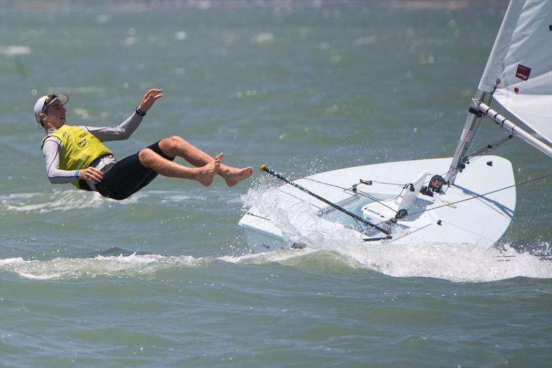 Is World Sailing going in a different direction from the Sailors? A 78kg 16 year old World Youth Singlehanded Champion is almost too heavy to be competitive in the 2024 Olympic Event/Class mix photo copyright Jen Edney / World Sailing taken at  and featuring the ILCA 6 class