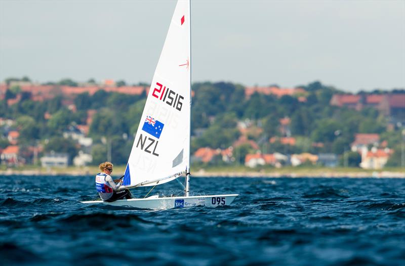 Annabelle Rennie-Younger (NZL) Laser Radial - Day 2 - Hempel Sailing World Championships, Aarhus, Denmark - photo © Sailing Energy / World Sailing