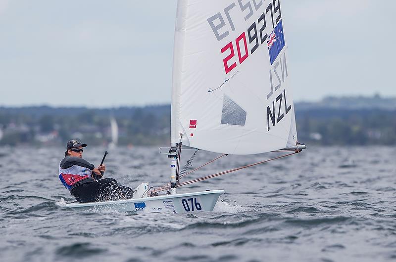 Olivia Christie (NZL) - Laser Radial - Day 4 - Hempel Sailing World Championships, Aarhus - August 2018 photo copyright Sailing Energy / World Sailing taken at  and featuring the ILCA 6 class