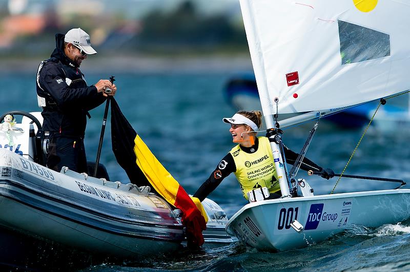 Laser Radial - Day 10 - Hempel Sailing World Championships, Aarhus, Denmark, August 10, 2018 photo copyright Sailing Energy / World Sailing taken at  and featuring the ILCA 6 class