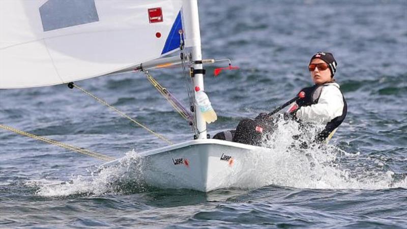 German hopes are pinned on: Julia Buesselberg from Berlin, who did come back to Kiel with a rank nine from the Youth Sailing Worlds Championships in the USA - photo © OKpress