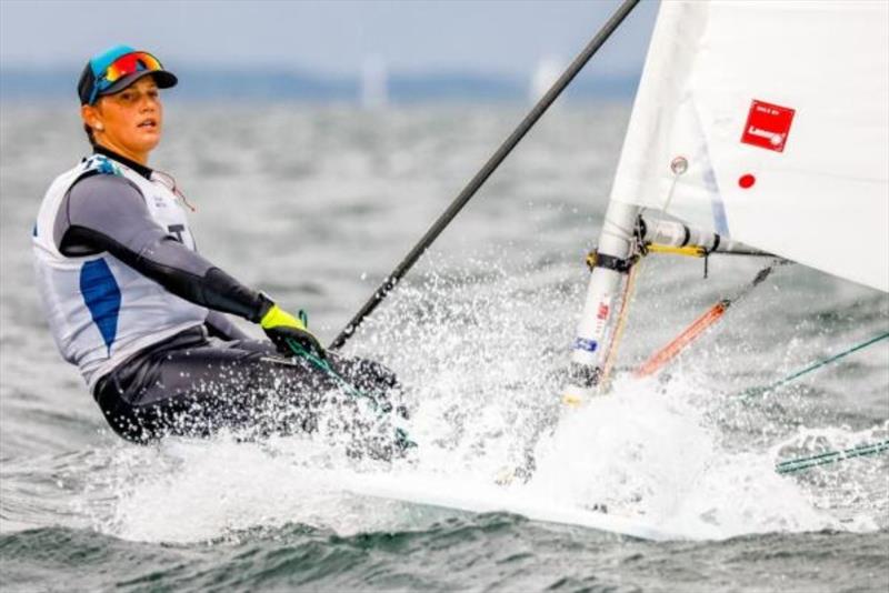 Matilda Talluri (Italy) is leading in the girls' fleet with three points before the final race day - photo © www.segel-bilder.de