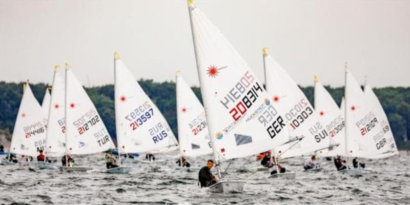 Around 400 young sailors from 45 nations were participating at the Laser Radial Youth World Championships photo copyright www.segel-bilder.de taken at Kieler Yacht Club and featuring the ILCA 6 class