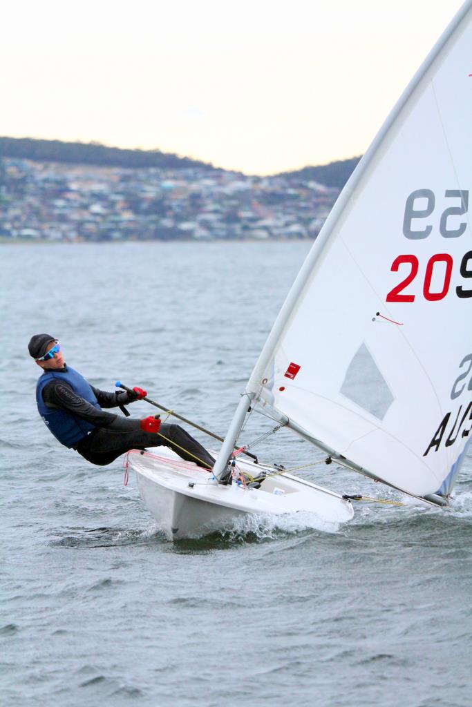 Nick Smart won the Laser Radial class - BMW Showdown photo copyright Penny Conacher taken at Royal Yacht Club of Tasmania and featuring the ILCA 6 class