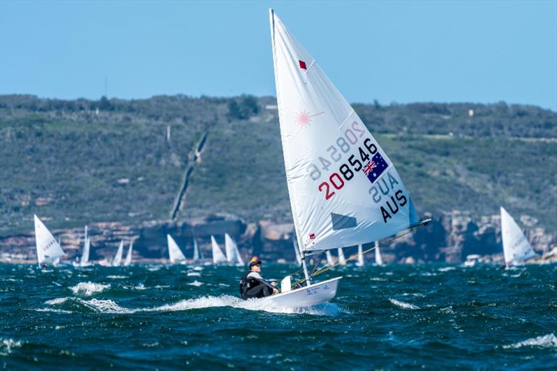 Mara Stransky leads the Laser Radial after day 3 - Sail Sydney photo copyright Beau Outteridge taken at Woollahra Sailing Club and featuring the ILCA 6 class