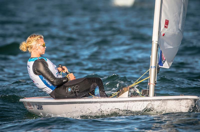 Monika Mikkola - 2019 Hempel World Cup Series Miami - Day 2 photo copyright Jesus Renedo / Sailing Energy / World Sailing taken at  and featuring the ILCA 6 class