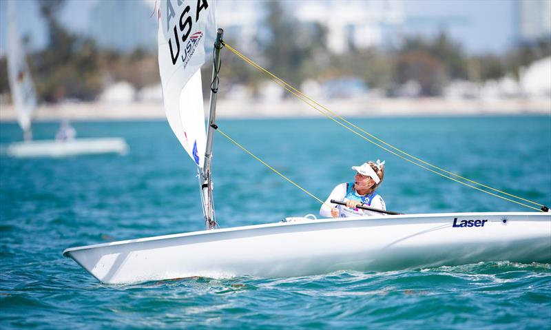 Erika Reineke - 2019 Hempel World Cup Series Miami photo copyright Tomas Moya / Sailing Energy / World Sailing taken at  and featuring the ILCA 6 class