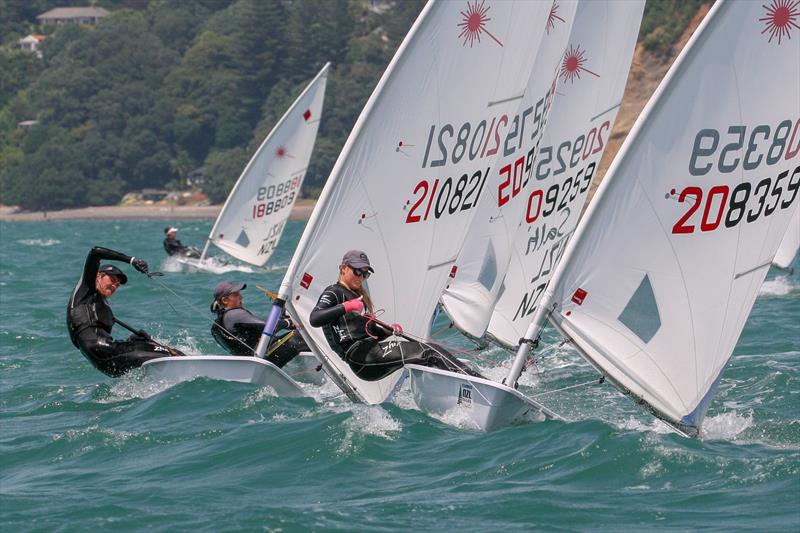 Day 3 - Oceanbridge NZL Sailing Regatta, February 2019 photo copyright Michael Brown, Yachting New Zealand taken at Royal Akarana Yacht Club and featuring the ILCA 6 class