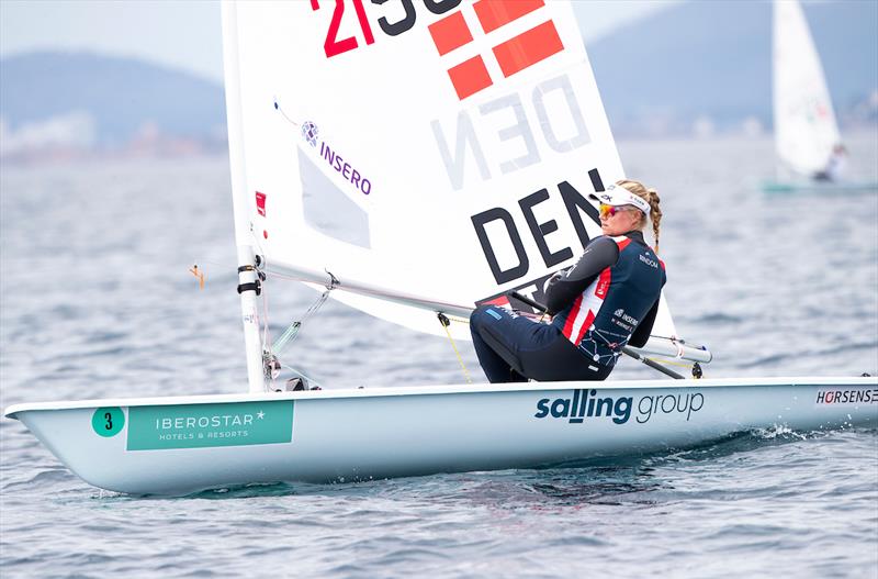 Denmark's Anne Marie Rindom picks up two wins on day 1 of Trofeo Princesa Sofia Iberostar photo copyright Jesus Renedo / Sailing Energy taken at Real Club Náutico de Palma and featuring the ILCA 6 class