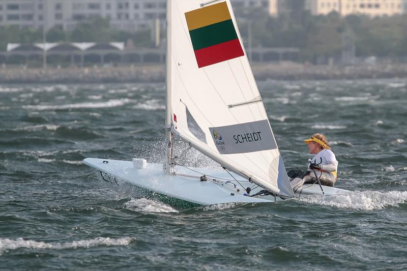 Squally times ahead for what was the Laser class photo copyright Richard Gladwell taken at Iate Clube do Rio de Janeiro and featuring the ILCA 6 class