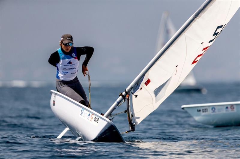 Maud Jayet (SUI) - Day 3, Hempel World Cup Series Genoa 2019 - photo © Pedro Martinez / Sailing Energy / World Sailing