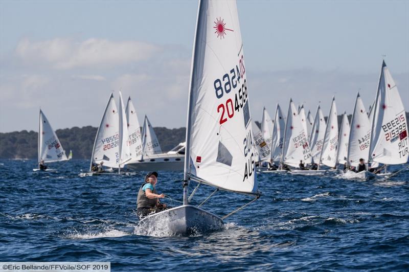 Australian Sailing Team at 51st Semaine Olympique Française - Day 4 photo copyright Eric Bellande taken at  and featuring the ILCA 6 class