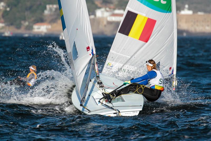 Josefin Olsson (SWE) - Laser Radial - Rio Olympic Regatta 2016 photo copyright Richard Gladwell taken at Iate Clube do Rio de Janeiro and featuring the ILCA 6 class