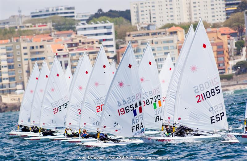 Laser Radial fleet - Day 4 - European Laser Radial Championships - May 2019 - photo © Neuza Aires Pereira