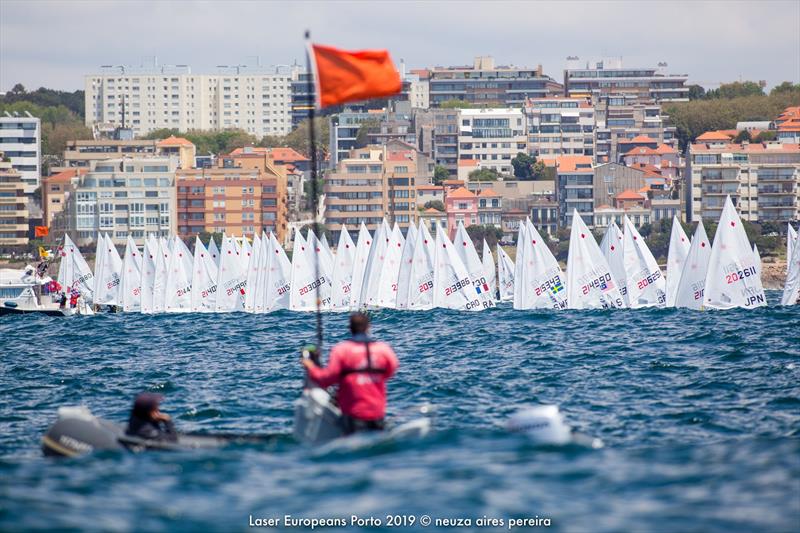 Laser Radial fleet - Day 4 - European Laser Radial Championships - May 2019 - photo © Neuza Aires Pereira