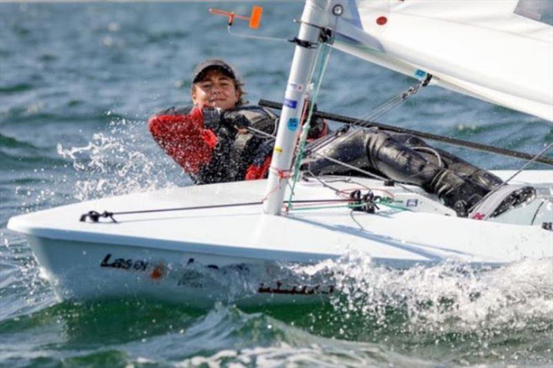 Thanks to the support, Mariela Nikolova from Bulgaria can start at the Kiel Week photo copyright Kieler Woche / www.segel-bilder.de taken at Kieler Yacht Club and featuring the ILCA 6 class