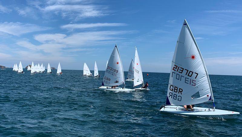 Laser Masters Championship at Royal Torbay photo copyright Guy Noble taken at Royal Torbay Yacht Club and featuring the ILCA 6 class