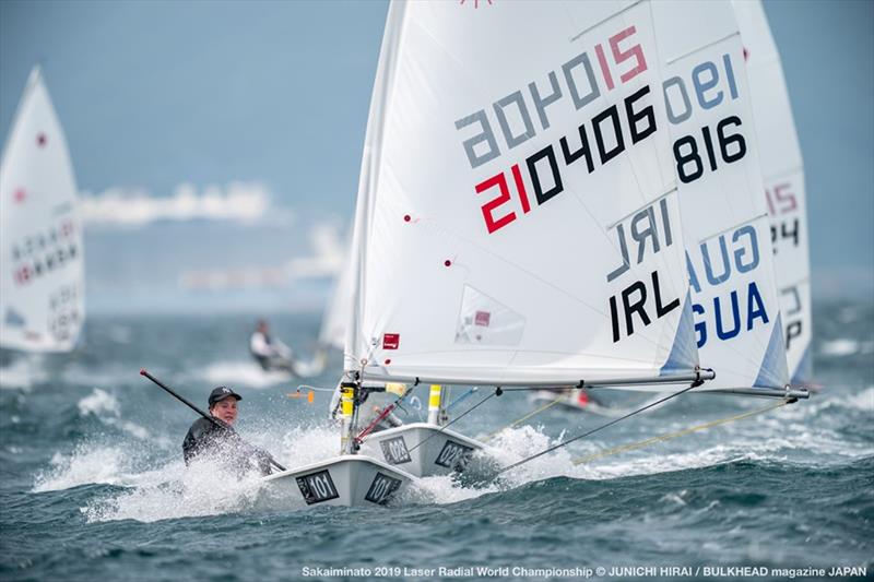 Keller Aisling (IRL) on day 5 of the ILCA Laser Radial World Championships in Japan - photo © Junichi Hirai / Bulkhead Magazine Japan