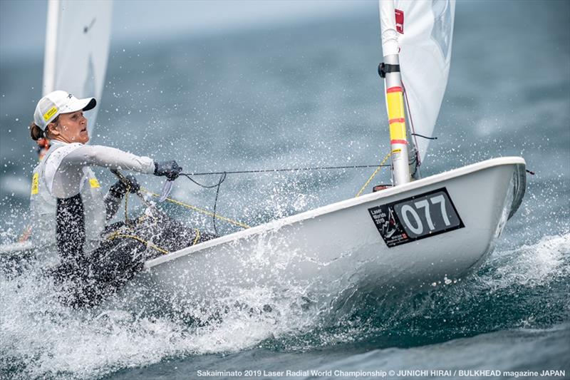 Emma Plasschaert (BEL) on day 5 of the ILCA Laser Radial World Championships in Japan - photo © Junichi Hirai / Bulkhead Magazine Japan