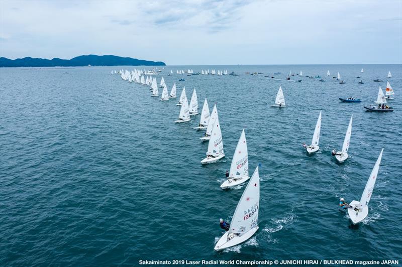 Final day of the ILCA Laser Radial World Championships in Japan photo copyright Junichi Hirai / Bulkhead Magazine Japan taken at  and featuring the ILCA 6 class