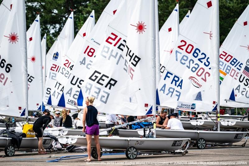 2019 Laser Radial World Championships photo copyright Junichi Hirai / Bulkhead Magazine Japan taken at  and featuring the ILCA 6 class