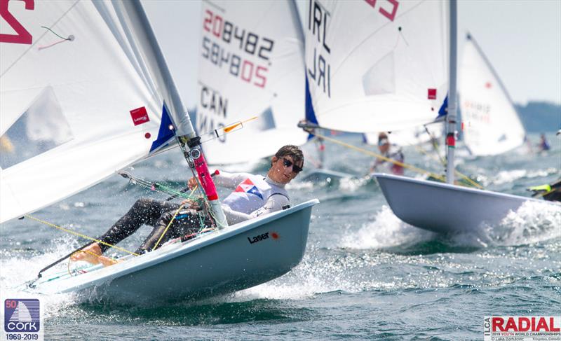 Opening races at the Laser Radial Youth World Championships 2019 photo copyright Luka Bartulovic taken at CORK and featuring the ILCA 6 class