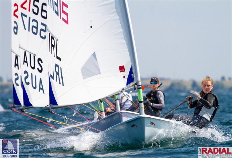 Laser Radial Youth World Championships 2019 day 2 photo copyright Luka Bartulovic taken at CORK and featuring the ILCA 6 class