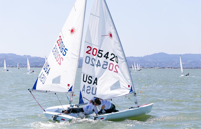 2019 Chubb U.S. Junior Sailing Championships - Redwood City photo copyright Colin Grey Voigt taken at  and featuring the ILCA 6 class