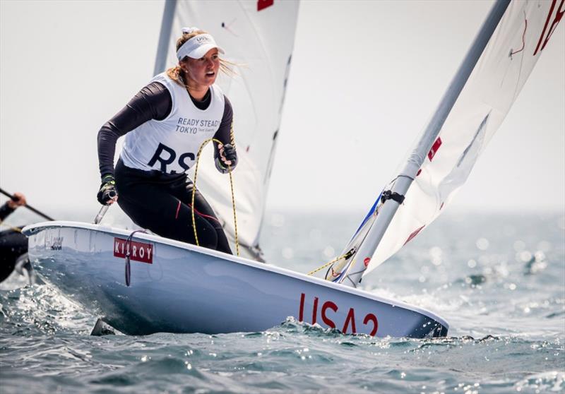 U.S. Women's Laser Radial, Erika Reineke - Ready Steady Tokyo, day 5 - photo © Jesus Renedo / Sailing Energy / World Sailing