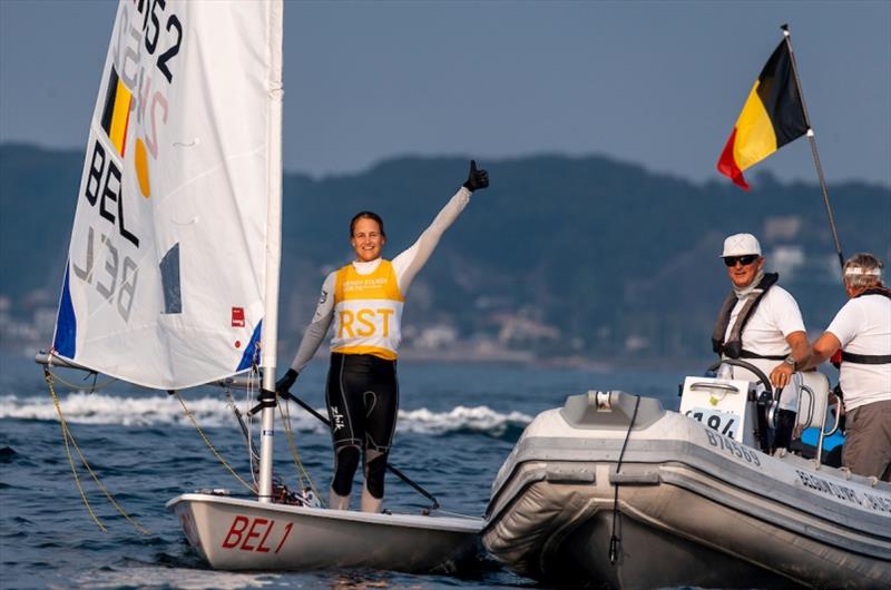 Emma Plasschaert (BEL) - Ready Steady Tokyo, day 6 - photo © Pedro Martinez / Sailing Energy / World Sailing