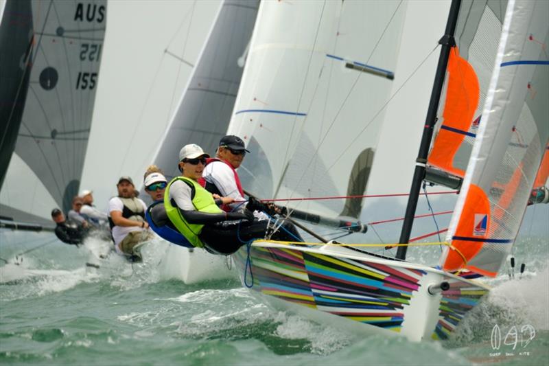 Day 2 - 2019 Sail Brisbane photo copyright Mitch Pearson / Surf Sail Kite taken at Royal Queensland Yacht Squadron and featuring the ILCA 6 class