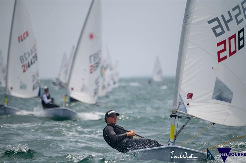 Mara Stransky retains her Australian Laser title - 2020 Australian Laser Championship photo copyright Jon West Photography taken at Sandringham Yacht Club and featuring the ILCA 6 class