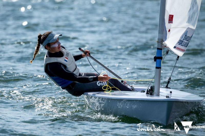 Marie Barrue of France was the other winner on the opening day of the 2020 ILCA Laser Radial Women's Championship - photo © Jon West Photography