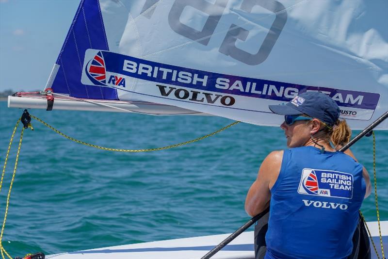 Ali Young - 2020 ILCA Laser Radial Women's Championship, day 1 photo copyright Richard Aspland / British Sailing Team taken at  and featuring the ILCA 6 class