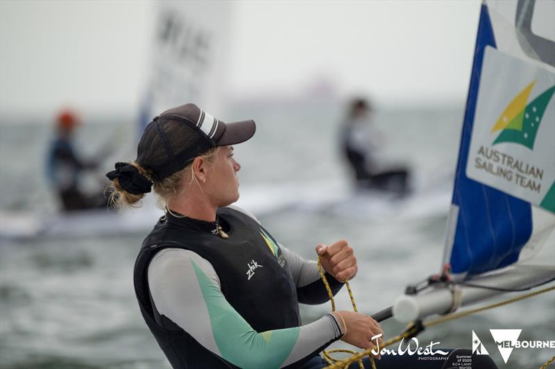 Mara Stransky at 2020 ILCA Laser Radial Women's Championship photo copyright Jon West Photography taken at  and featuring the ILCA 6 class