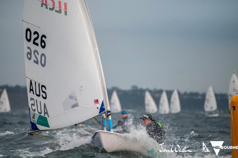 Mara Stransky - 2020 ILCA Laser Radial Women's Championship, Day 3 photo copyright Jon West Photography taken at Sandringham Yacht Club and featuring the ILCA 6 class