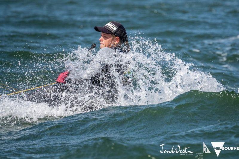 Mara Stransky - 2020 ILCA Laser Radial Women's Championship, Day 4 photo copyright Jon West Photography taken at  and featuring the ILCA 6 class