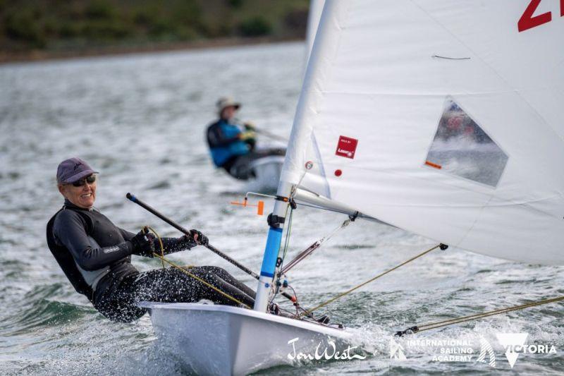 Vanessa Dudley started the regatta with two low scores to be first woman in the Radial Grand Masters division. - photo © Jon West Photography