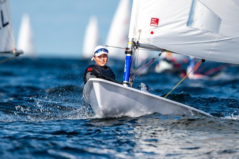 2020 Laser Senior Europeans in Gdansk, Poland day 2 photo copyright Thom Touw / www.thomtouw.com taken at  and featuring the ILCA 6 class