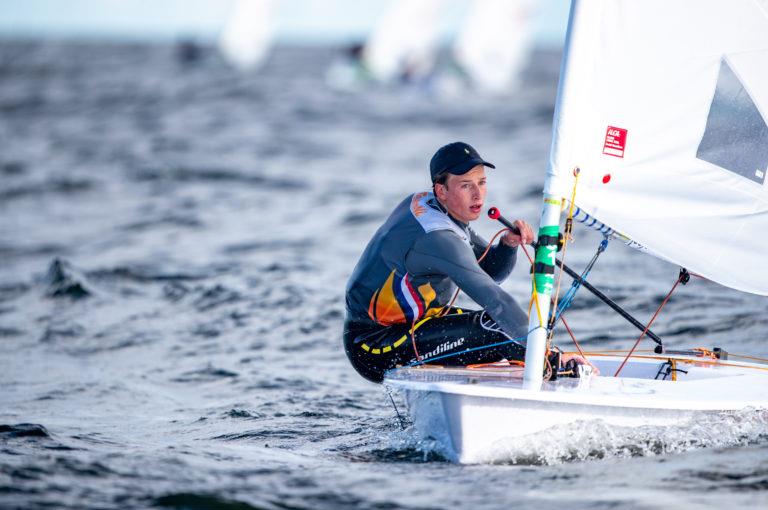 2020 Laser Senior Europeans in Gdansk, Poland day 2 photo copyright Thom Touw / www.thomtouw.com taken at  and featuring the ILCA 6 class