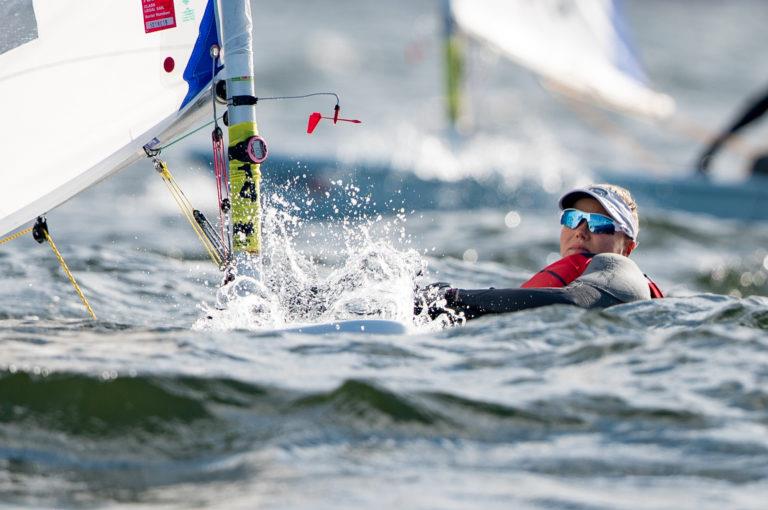 2020 Laser Senior Europeans in Gdansk, Poland day 2 photo copyright Thom Touw / www.thomtouw.com taken at  and featuring the ILCA 6 class
