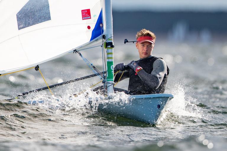 2020 Laser Senior Europeans in Gdansk, Poland day 3 photo copyright Thom Touw / www.thomtouw.com taken at  and featuring the ILCA 6 class