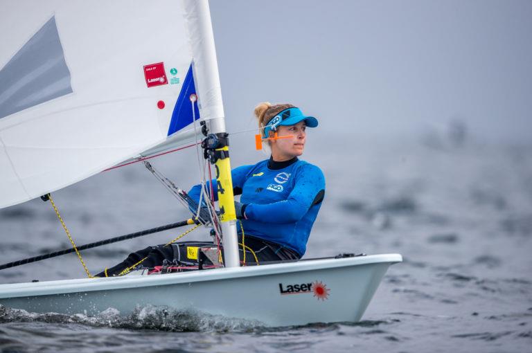 2020 Laser Senior Europeans in Gdansk, Poland day 3 photo copyright Thom Touw / www.thomtouw.com taken at  and featuring the ILCA 6 class