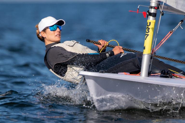 2020 Laser Senior Europeans in Gdansk, Poland day 4 photo copyright Thom Touw / www.thomtouw.com taken at  and featuring the ILCA 6 class