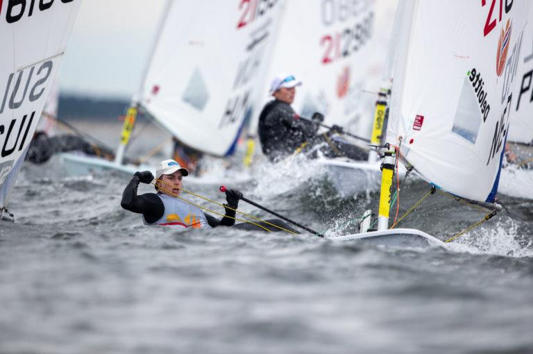 2020 Laser Senior Europeans in Gdansk, Poland day 6 photo copyright Thom Touw / www.thomtouw.com taken at  and featuring the ILCA 6 class