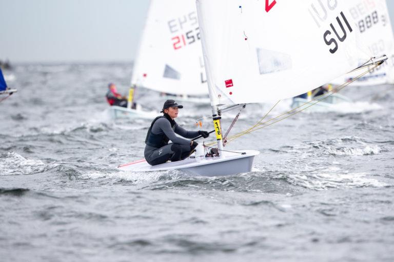 2020 Laser Senior Europeans in Gdansk, Poland day 6 photo copyright Thom Touw / www.thomtouw.com taken at  and featuring the ILCA 6 class