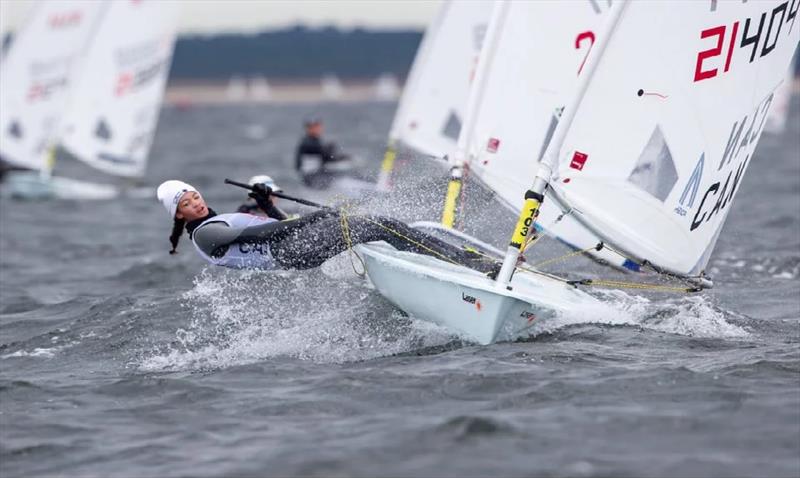 Sarah Douglas - 2020 Laser Senior European Championship - photo © Thom Touw Photography